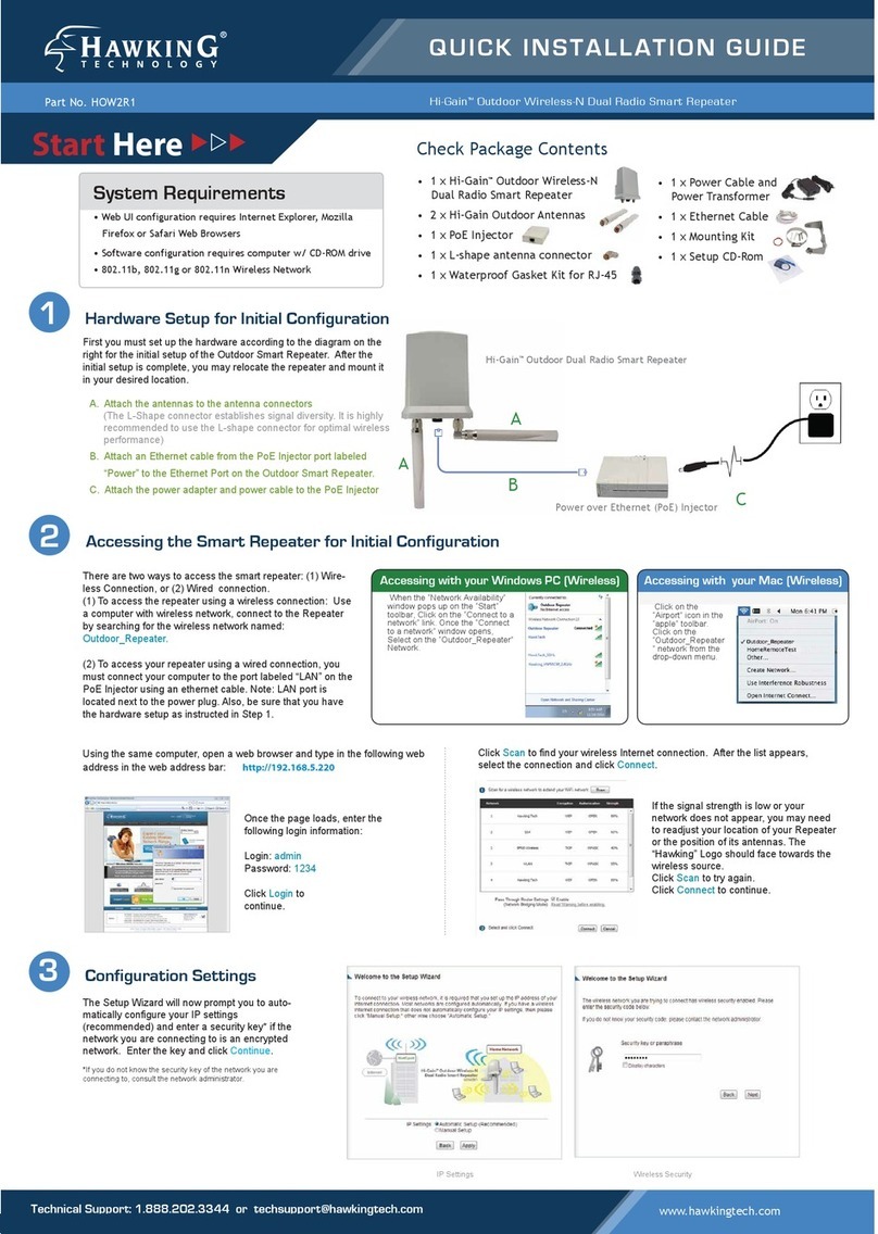 Hawking HOW2R1 User manual