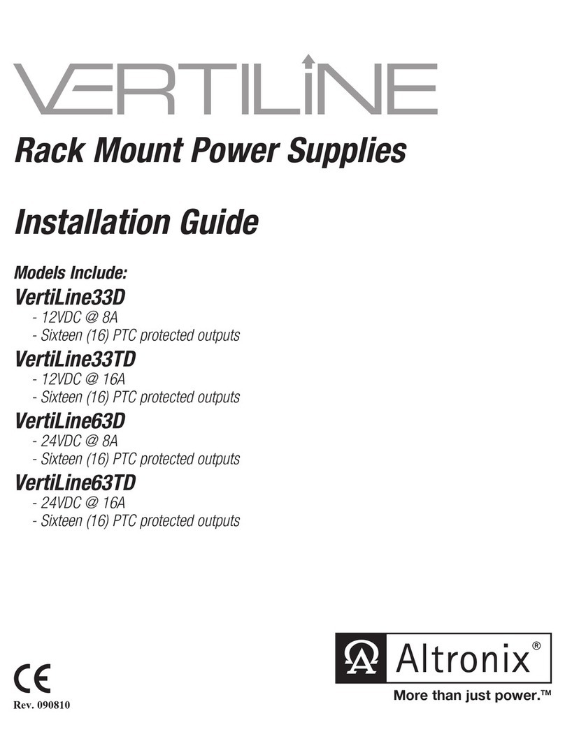 Altronix VertiLine33D installation guide