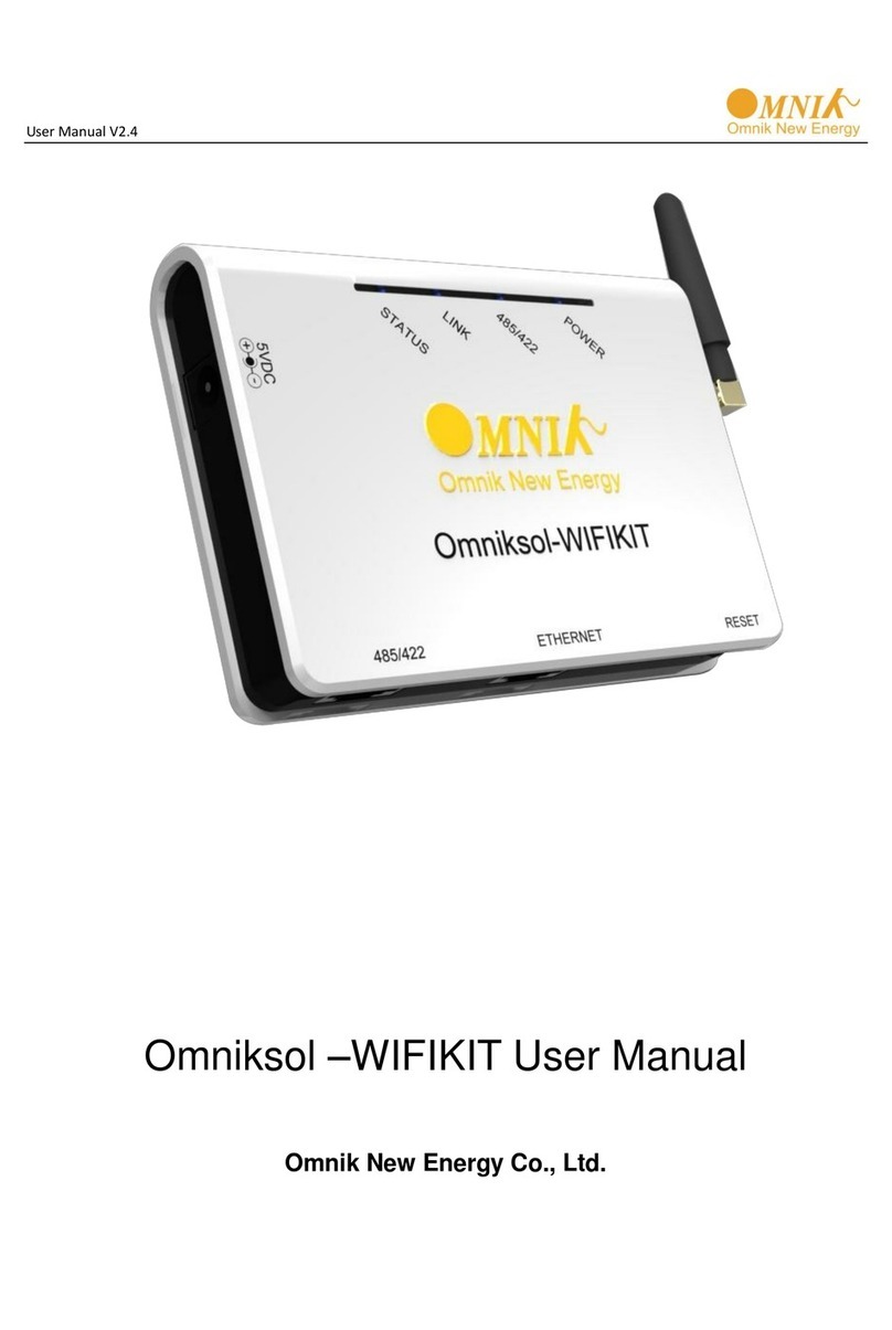 Omnik Omniksol-WIFIKIT user manual