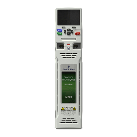 Emerson Unidrive M700 User manual