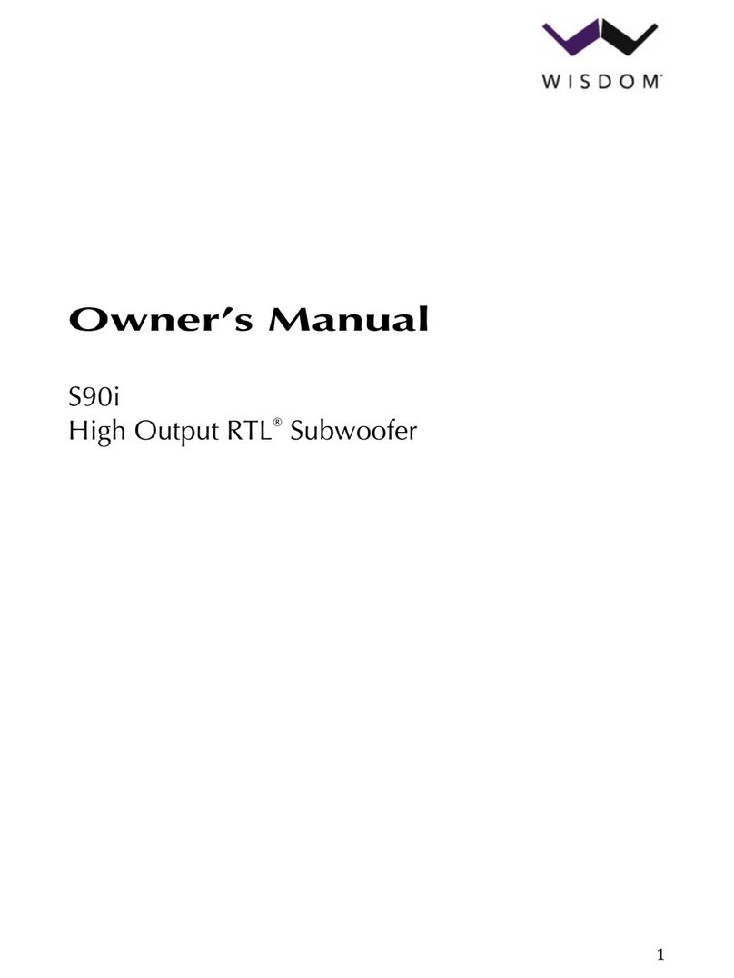 Wisdom Sage S90i owner's manual