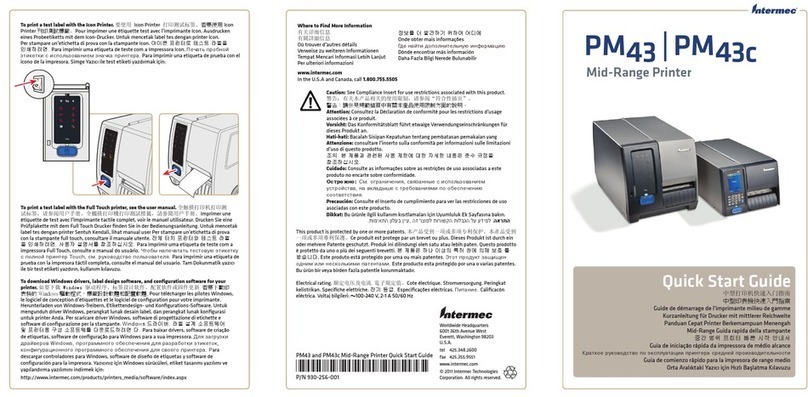 Intermec PM43 User manual