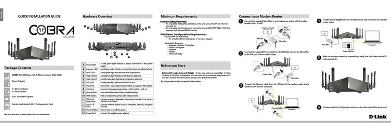 D-Link Cobra DSL-5300 User manual