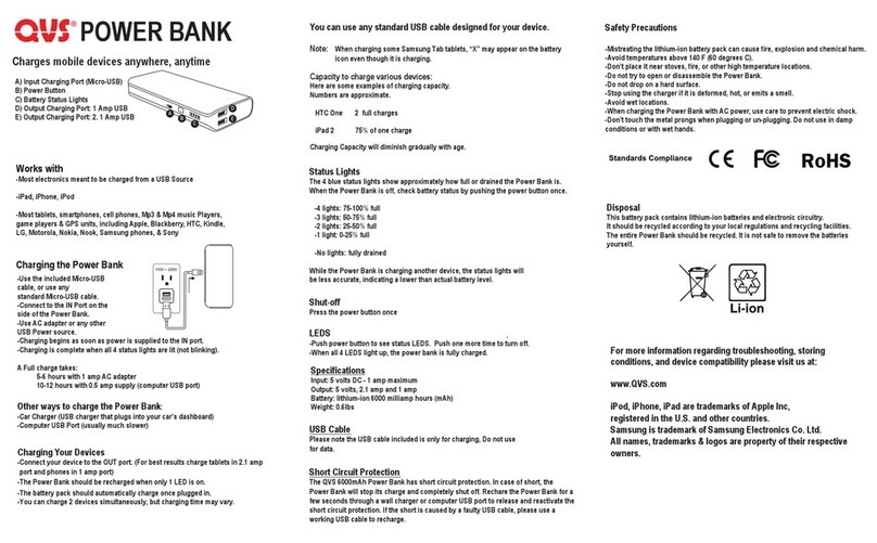QVS BP-6000 manual