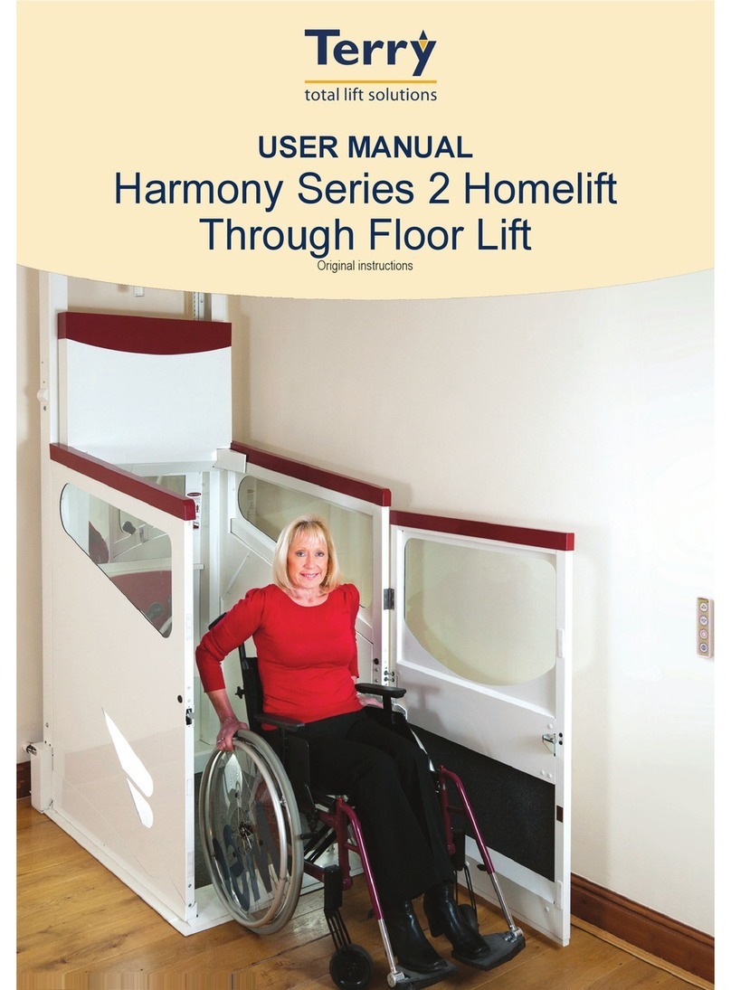TERRY Harmony Series 2 Homelift instructions