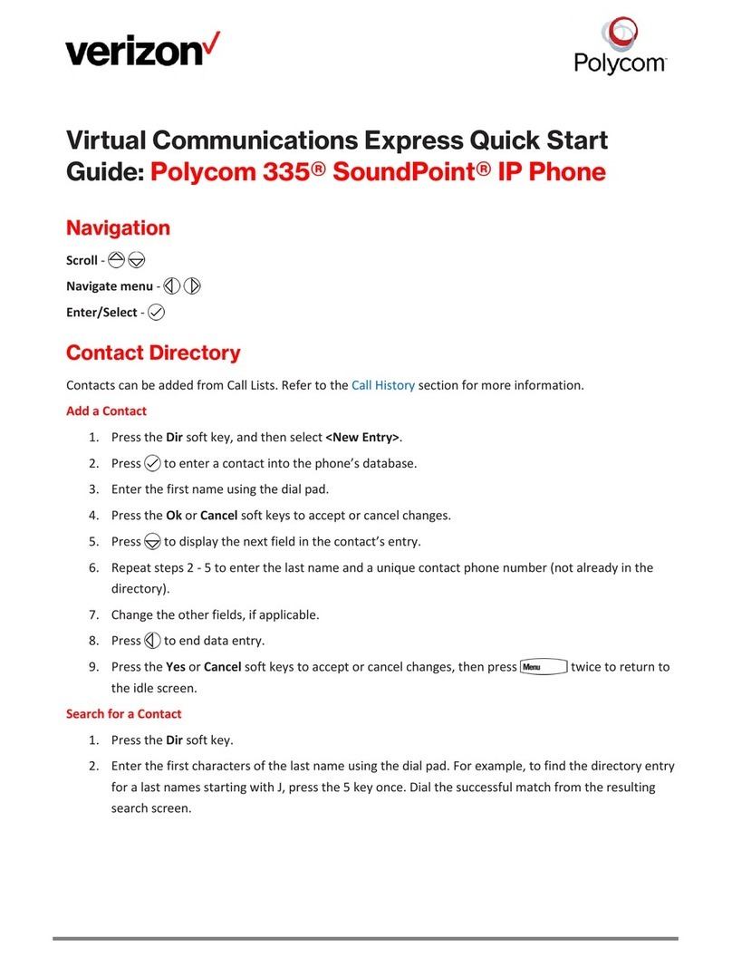 Polycom SoundPoint IP 335 User manual