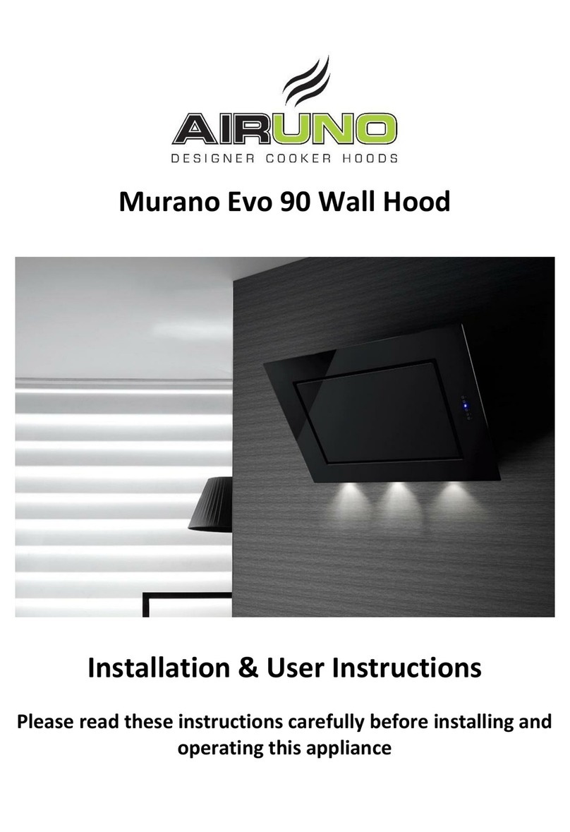 Airuno Murano Evo Installation & user's instructions Airuno Murano Evo Installation & user's instructions