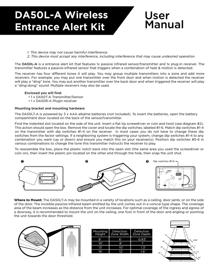 1800doorbell DA50L-A user manual
