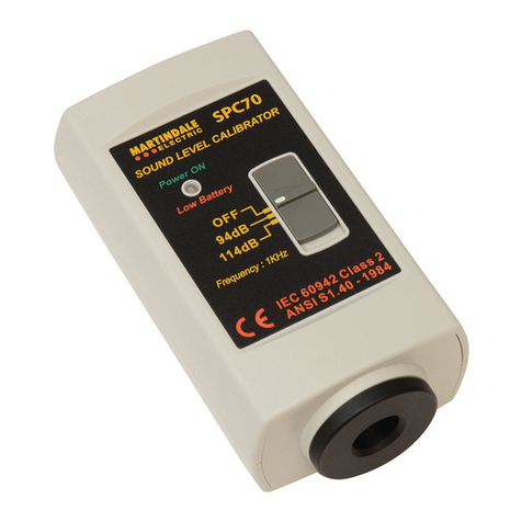 MARTINDALE SPC70 User manual