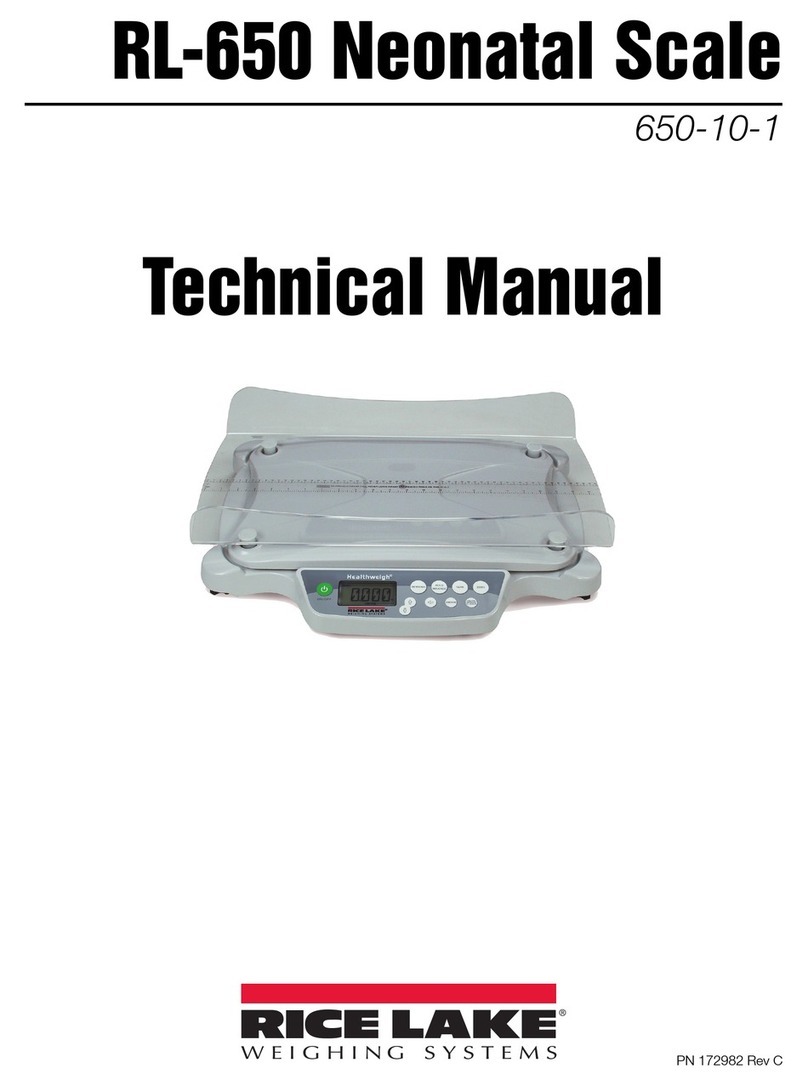 Rice Lake 650-10-1 Technical manual