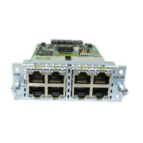 Cisco NIM-ES2-8 Instruction Manual