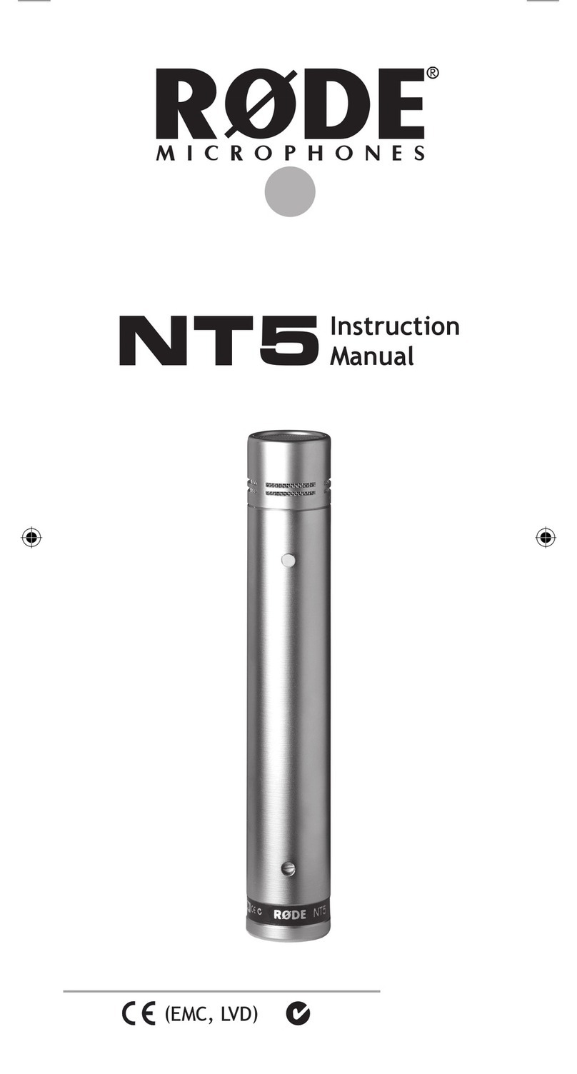 RODE Microphones NT5 instruction manual