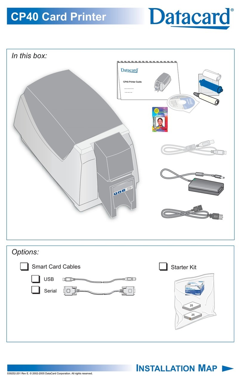 DataCard CP40 User manual DataCard CP40 User manual