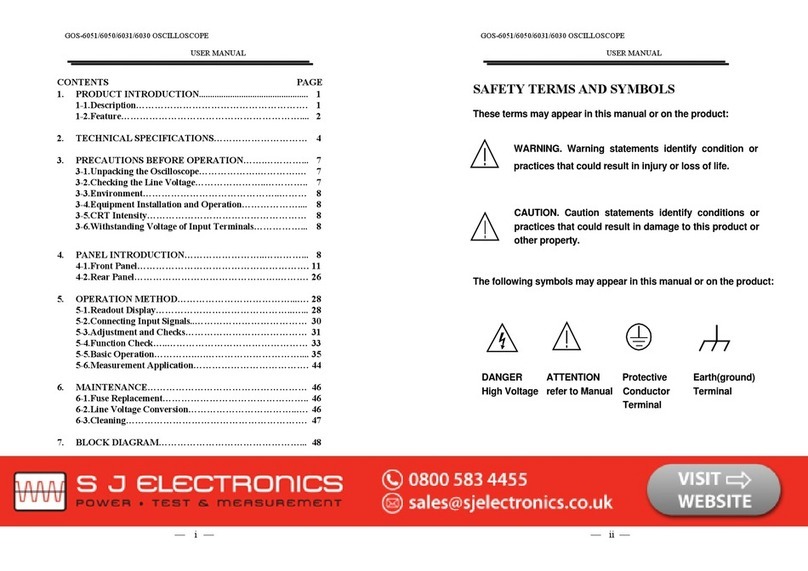 Good Will Instrument GOS-6051 user manual