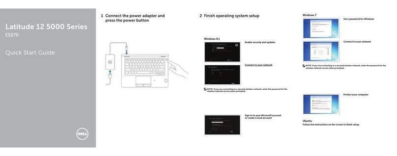 Dell Latitude 12 E5270 User manual Dell Latitude 12 E5270 User manual