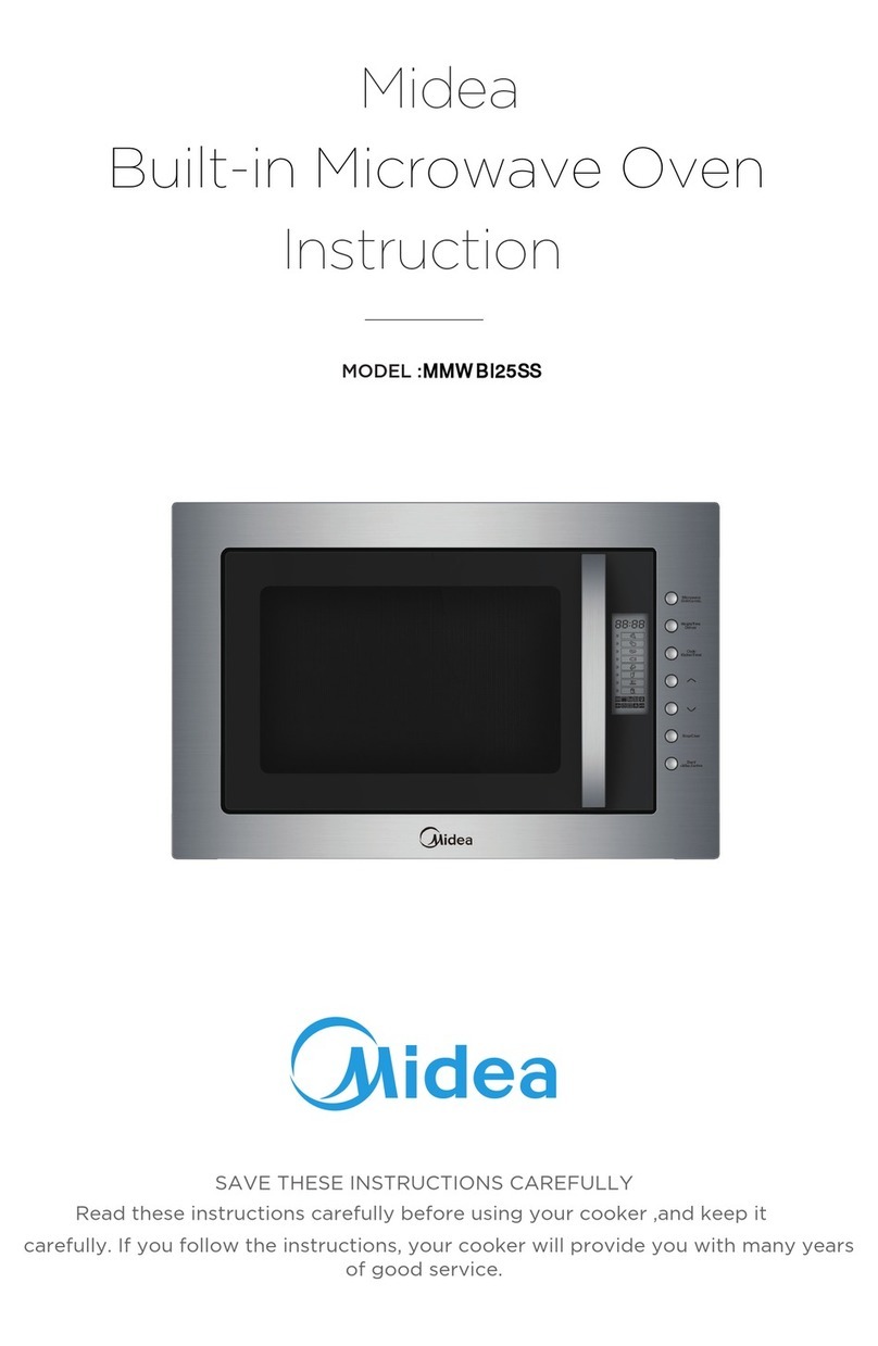 Midea MMWBI25SS User manual