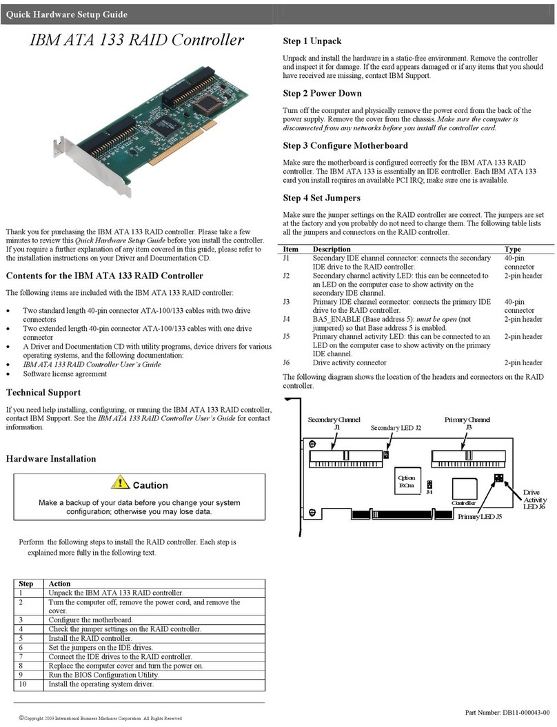 IBM ATA 133 User manual IBM ATA 133 User manual