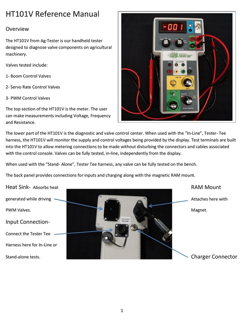 Ag-Tester HT101V Reference manual