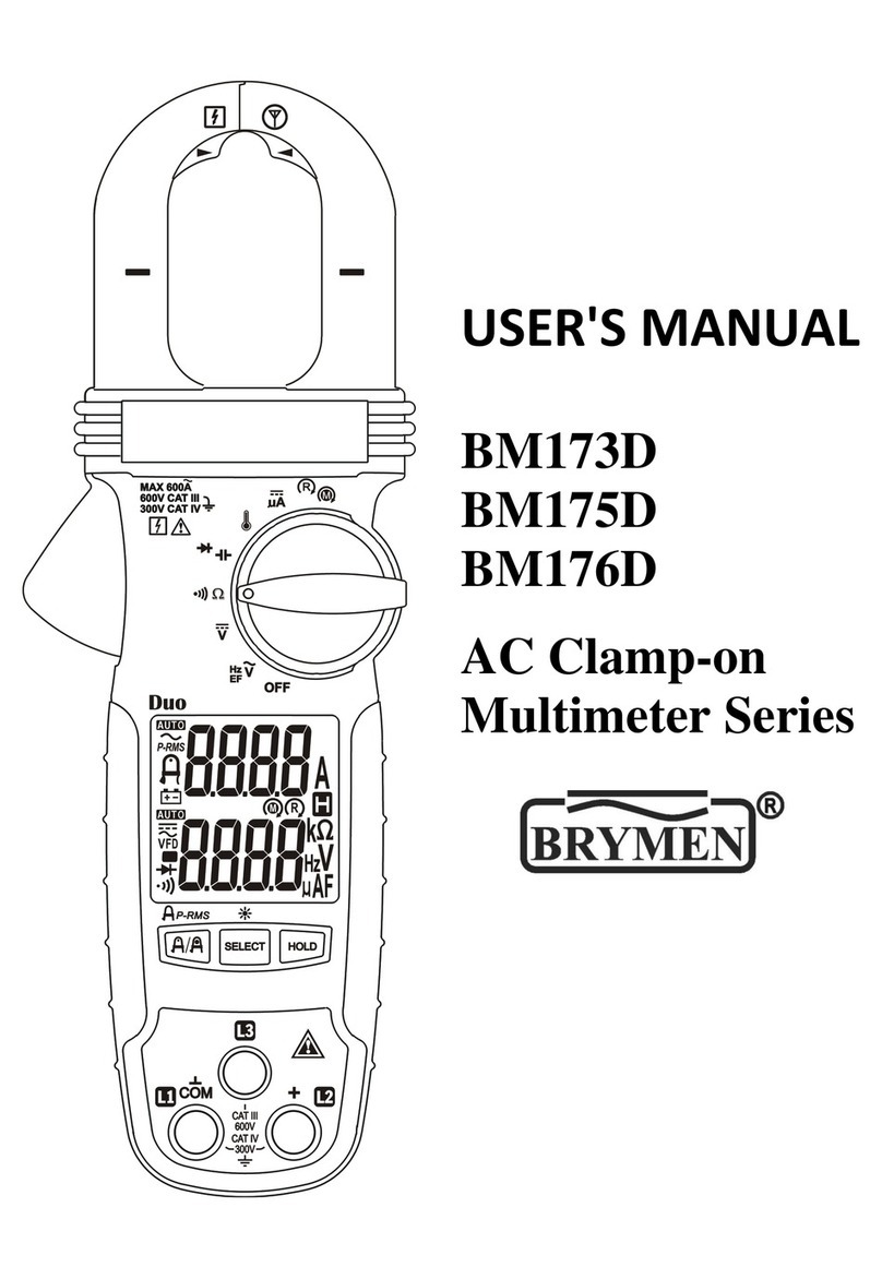 Brymen BM173D User manual