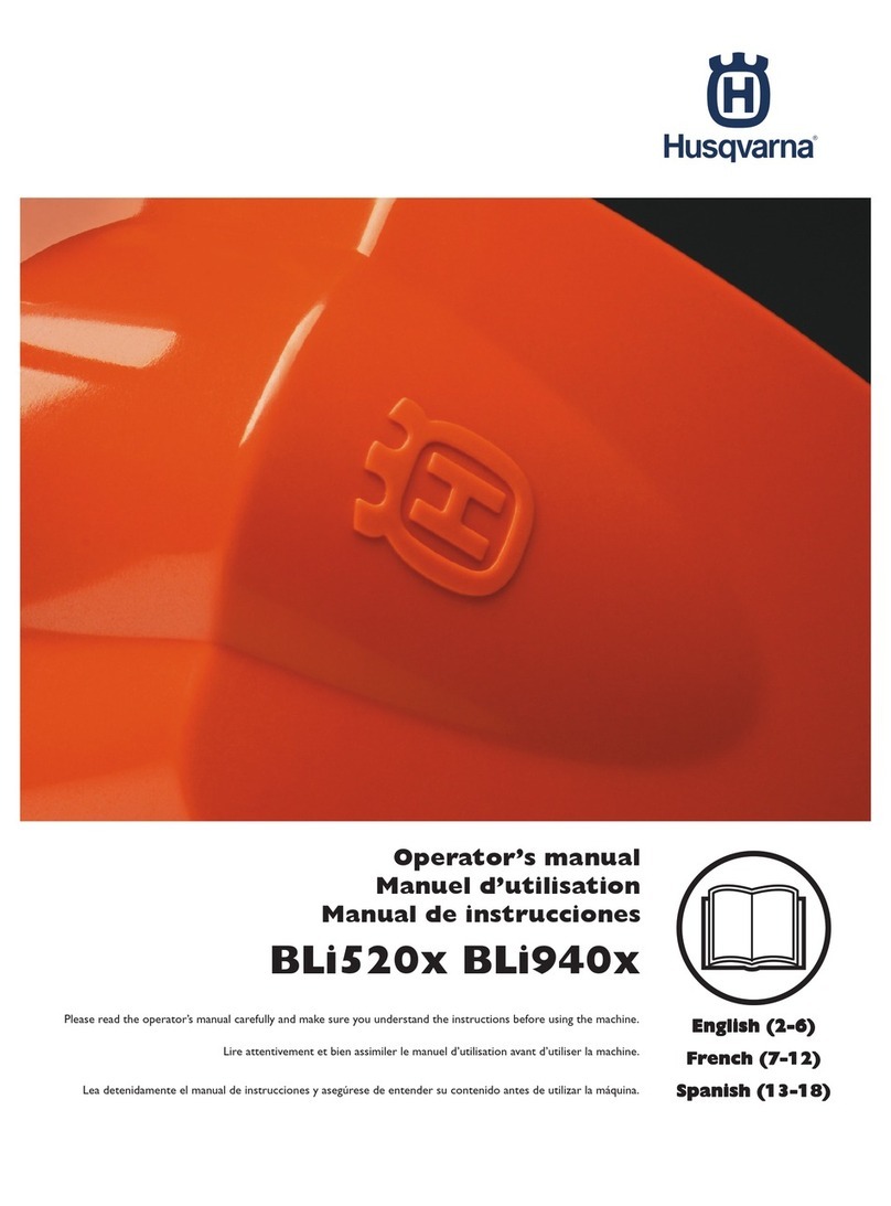 Husqvarna BLi520x Operator's manual