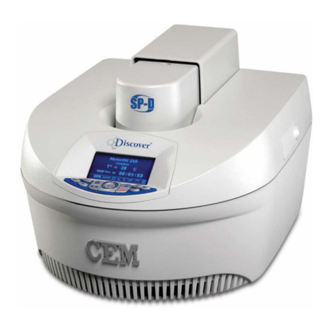 CEM Discover SP-D User manual
