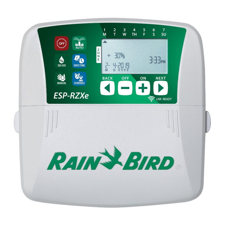 Rain Bird ESP-RZXe Installation and operation manual