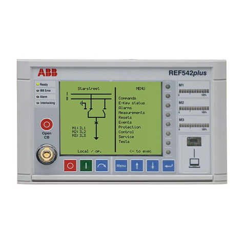 ABB REF 542plus User manual ABB REF 542plus User manual