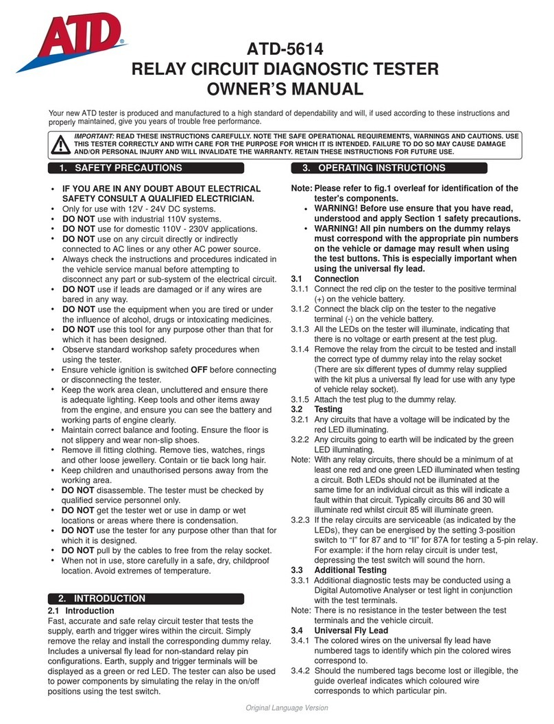 ATD Tools ATD-5614 owner's manual
