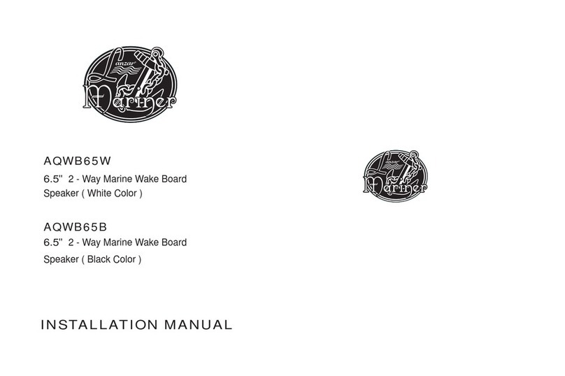 Mariner AQWB65W User manual