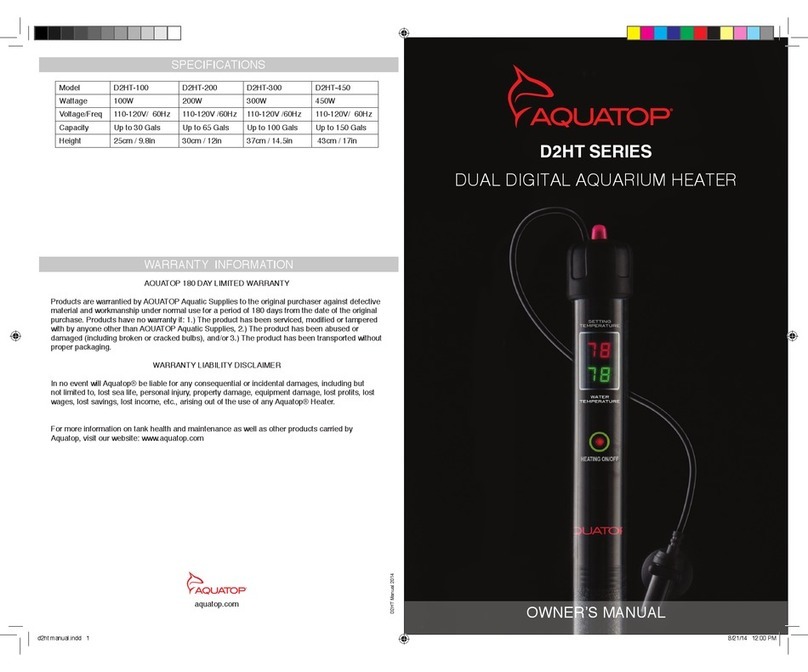 Aquatop D2HT-100 owner's manual