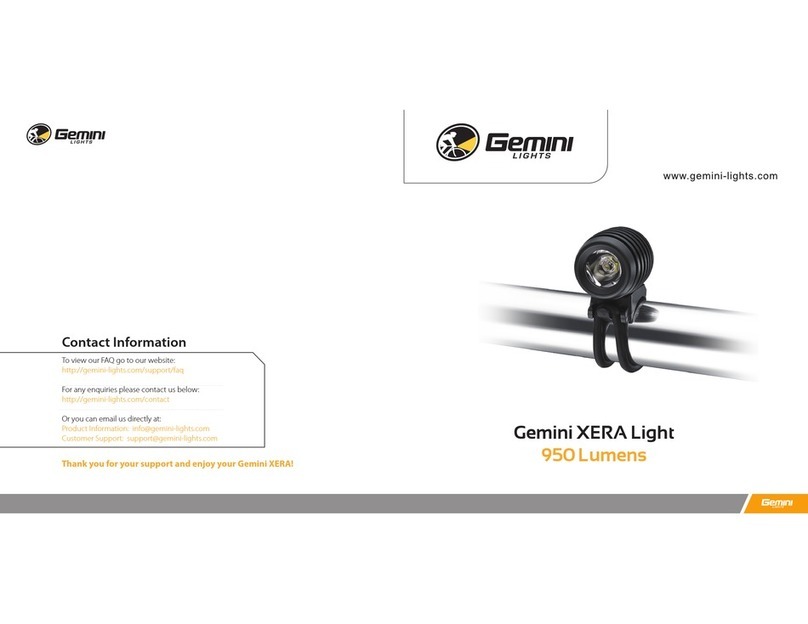 Gemini XERA 950 LUMENS User manual
