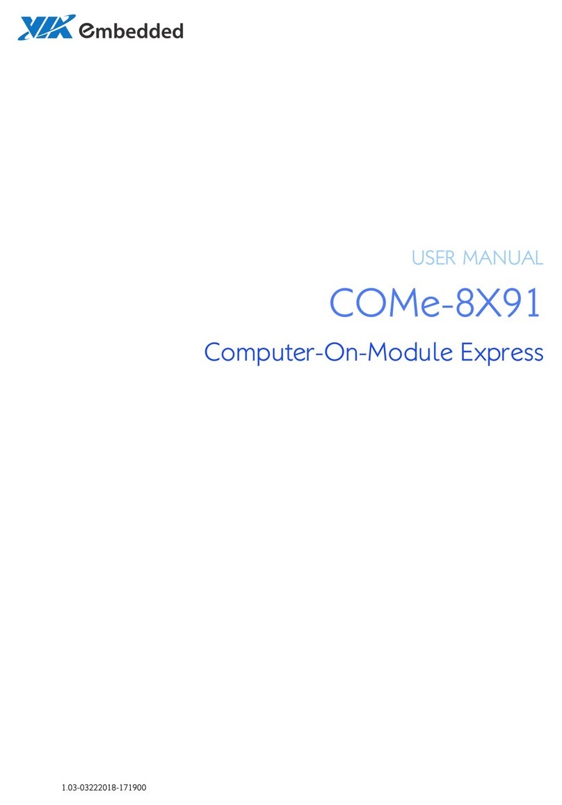 VIA Technologies COMe-8X91 user manual