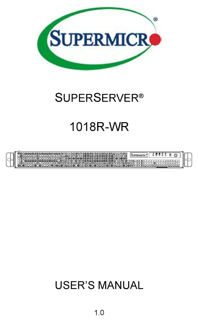 Supermicro SUPERSERVER 1018R-WR User manual