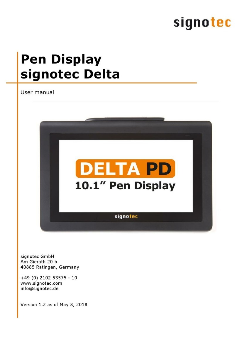 Signotec Delta PD user manual