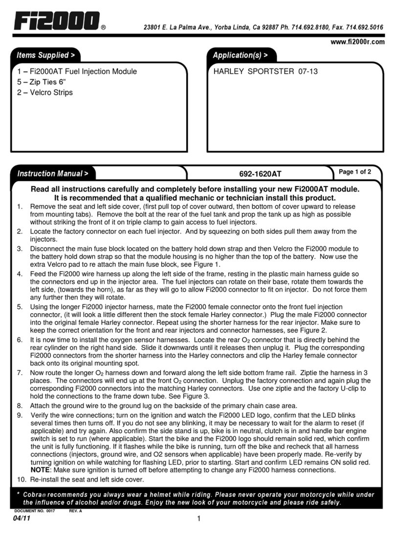 Cobra Fi2000 instruction manual