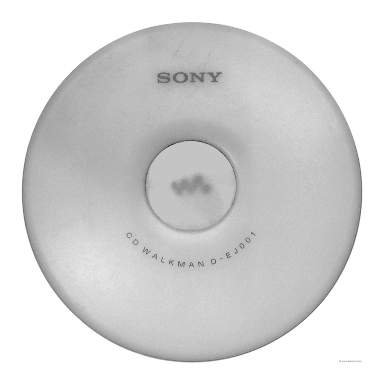 Sony D-EJ001 operating instructions
