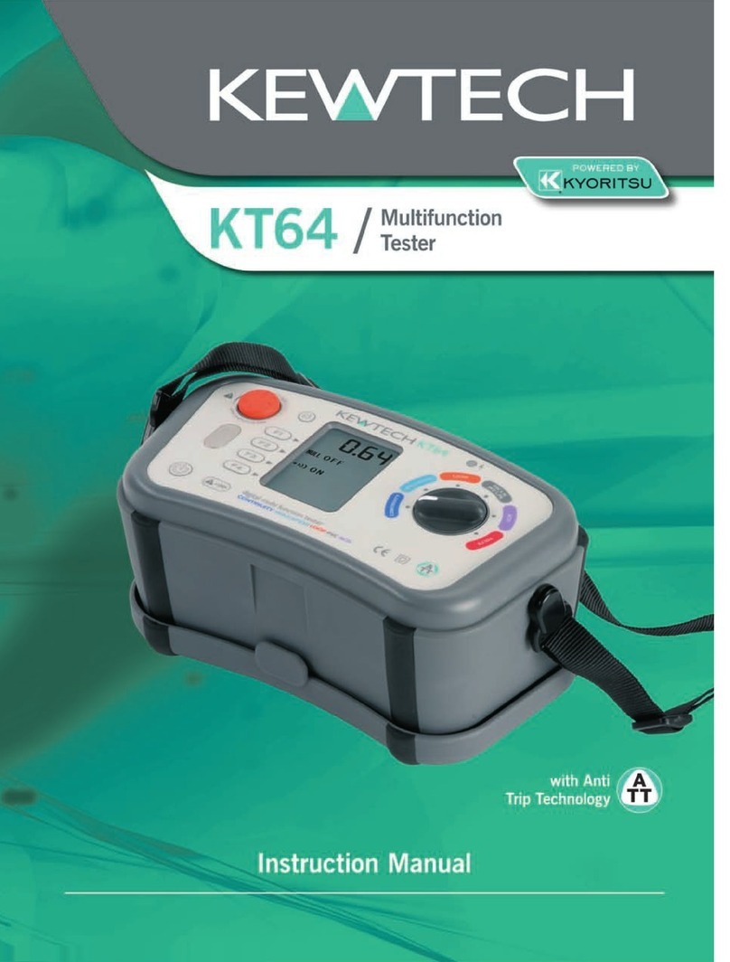 Kewtech KT64 User manual