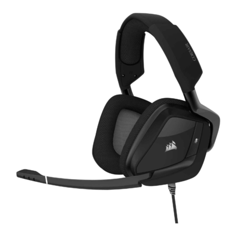 Corsair VOID PRO RGB Wireless quick start guide