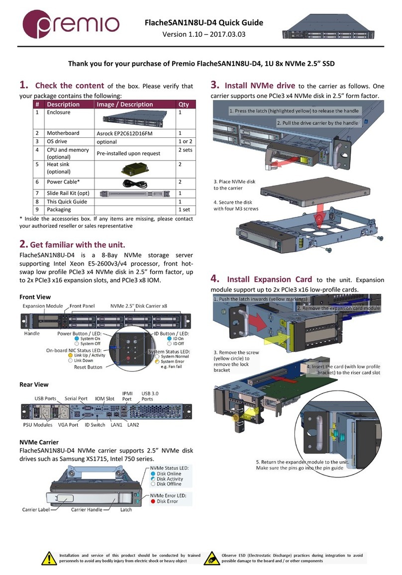 Premio FlacheSAN1N8U-D4 User manual