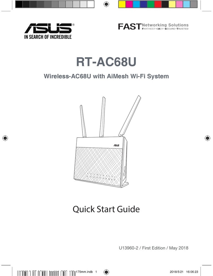 Asus RT-AC68U User manual Asus RT-AC68U User manual