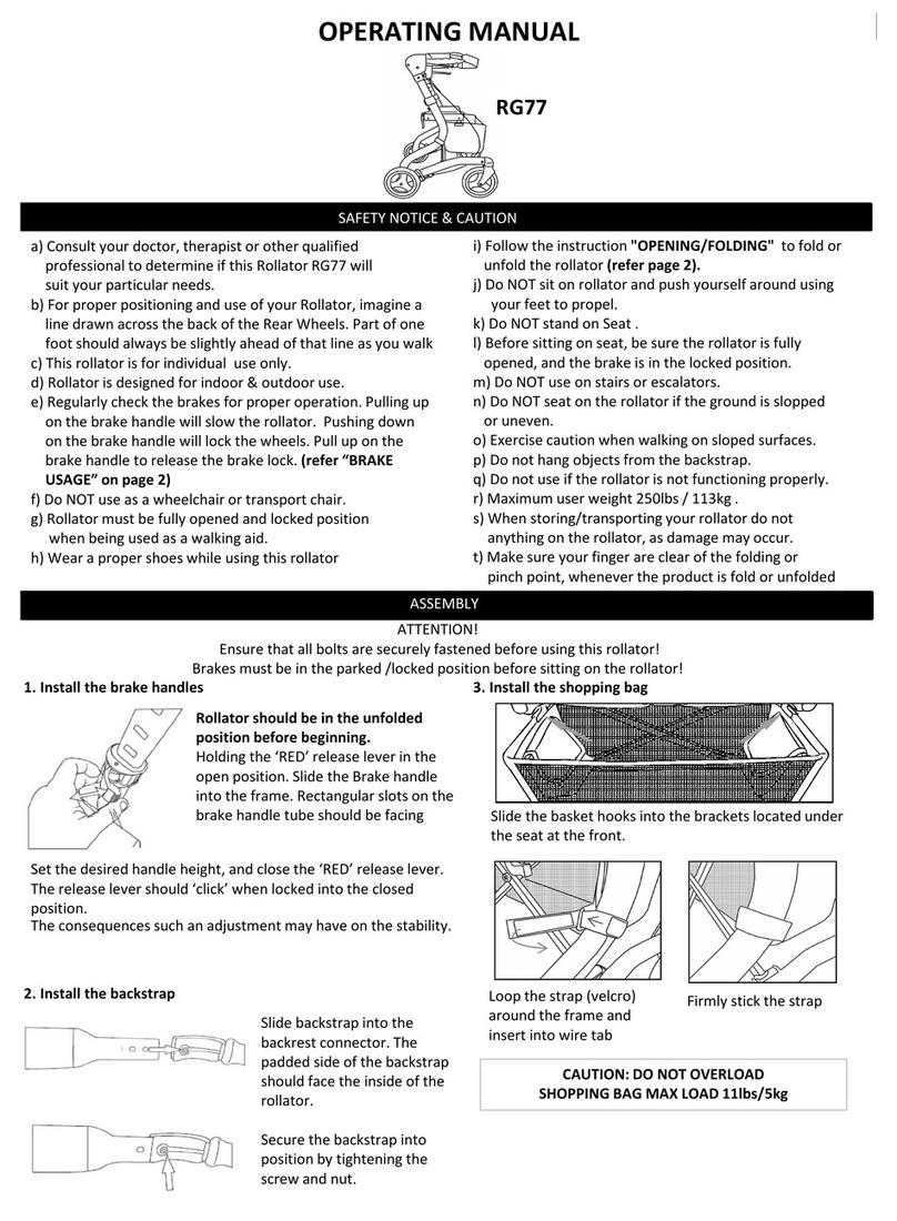 Trolli Master RG77 operating manual