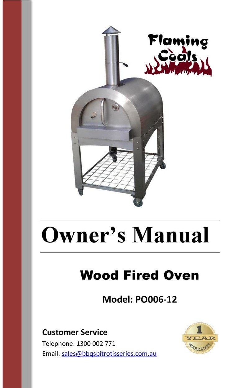 Flaming Coals PO006-12 owner's manual