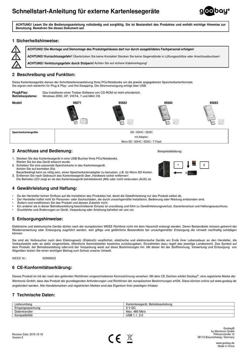Goobay 98071 User manual