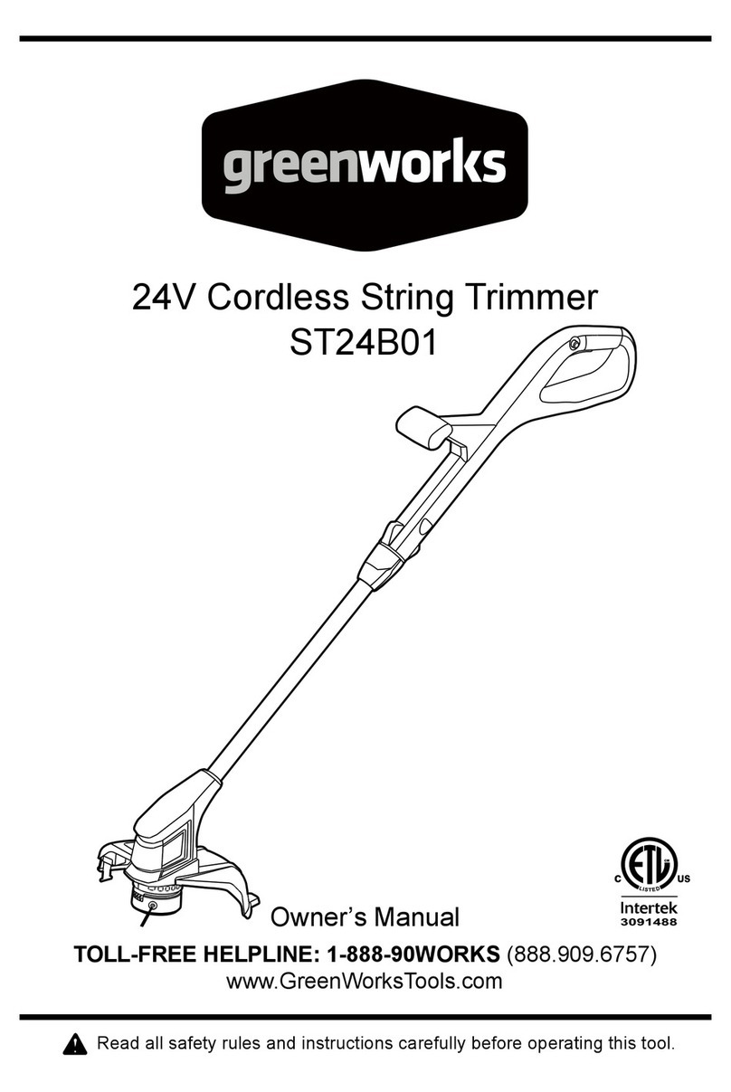 GreenWorks ST24B01 User manual