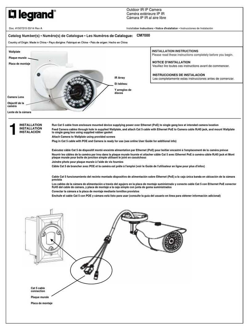 LEGRAND CM7000 User manual
