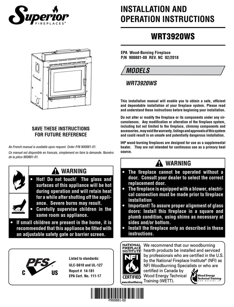 Superior WRT3920WS User manual