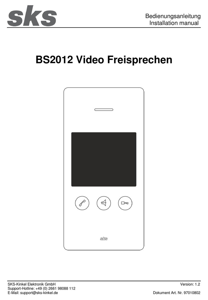 SKS–Kinkel Elektronik BS2012 installation manual