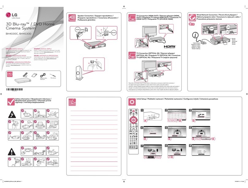 LG BH4030C owner's manual