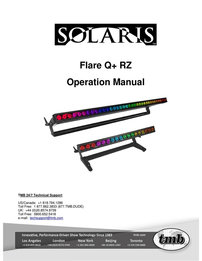 TMB Solaris Flare Q+ RZ 50 Operation manual