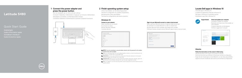 Dell Latitde 5480 User manual